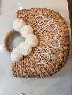 Woven tote bag “bride”