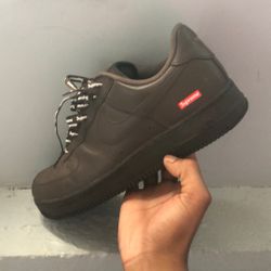 OG ALL! Worn Rare Brown Supreme Forces 