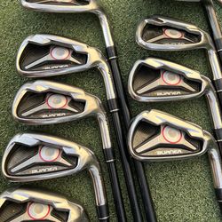 Taylormade Burner golf clubs for man right hand with golf cart bag