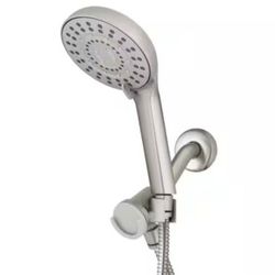 Glacier Bay 8-Spray Wall Mount Magnet Assist Multi Height Handheld Shower Head 1.8 GPM in Brushed Nickel