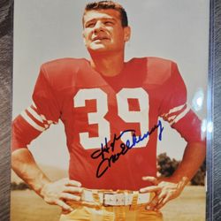 Signed Hugh Mcelheny San Francisco 49ers 8x10 Photo Autograph NFL Football Picture Auto