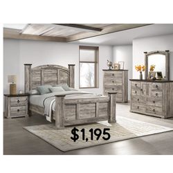 Queen Size 5 Pc Bedroom Set Sale