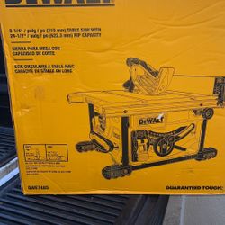 Dewalt 8-1/4”/ Pulg/ Po(210mm ) TABLE SAW WITH #DWE7485