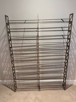 10-Tier Metal CD/DVD/BluRay Rack