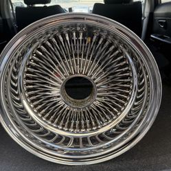 Set of 14”s wire wheels 
