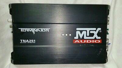 MTX Terminator TNA 251 Mono Block 250 Watts RMS Amp W/ Bass Knob