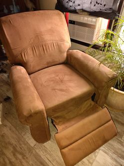 Small massaging recliner