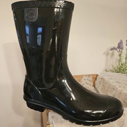 Uggs Black Rain Boots