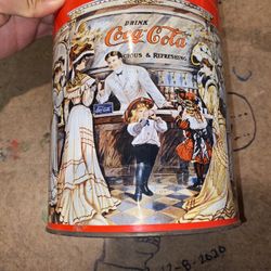 Coca-Cola Tin Bin (No Top)