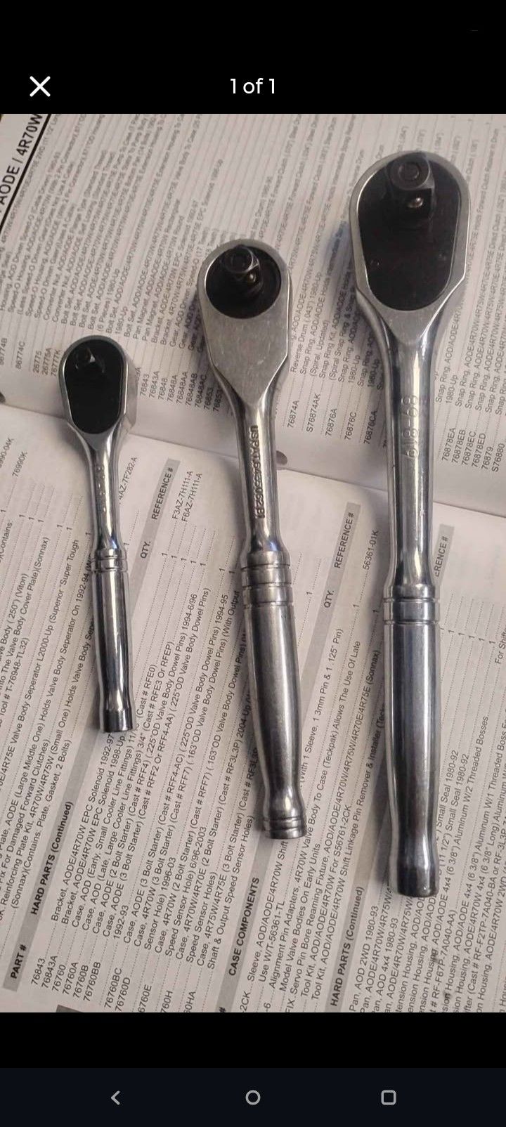 Stanley Ratchet Wrenchs