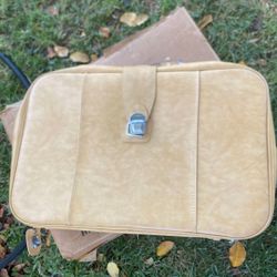 Brand new vintage suitcase in box