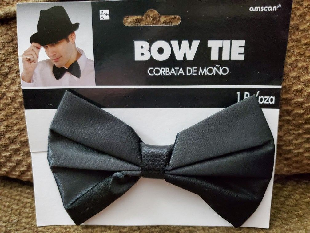 Black Halloween Costume Bow Tie