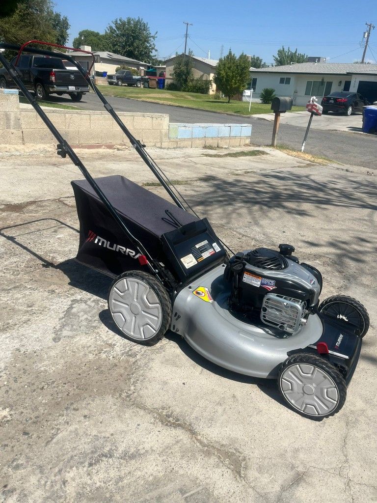 Murray
21 in. 140 cc Briggs and Stratton Walk Behind Gas Push Lawn Mower with Height Adjustment and with Mulch Bag