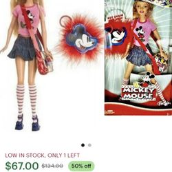 2004 Mickey Mouse Barbie Doll