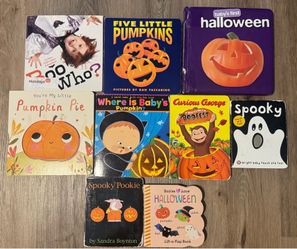 $66 worth of Halloween (9) books great for kids 2-5