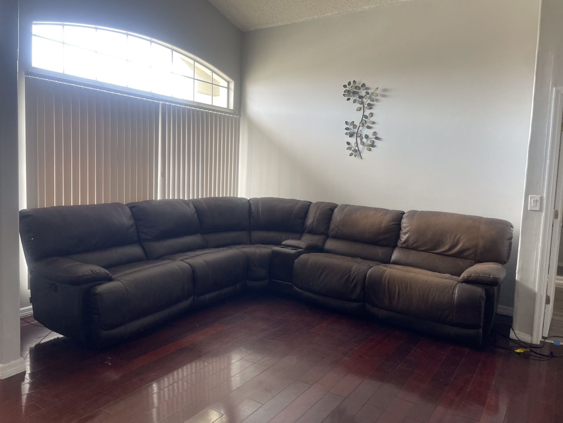 Brown Leather Sectional for Sale in Orlando, FL OfferUp