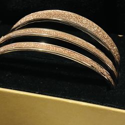 Monet Gold Color Bangels New In Box