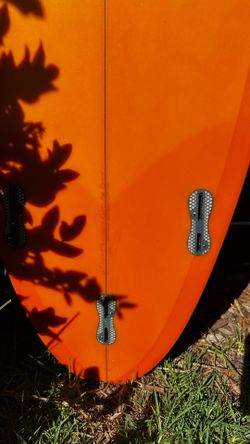 6’2 Mango Orange custom Christensen short board