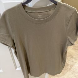 Madewell , Tshirt, Tan , Medium