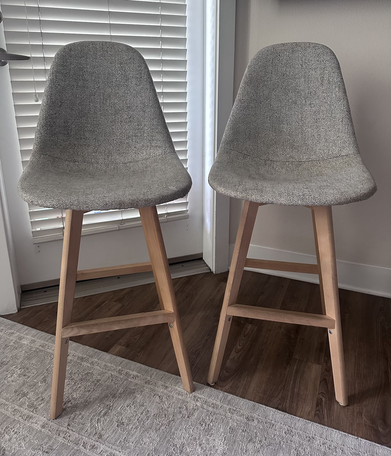 Counter Height Bar Stools Set of 2