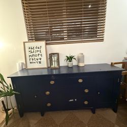 FREE blue Dresser/hutch/console/Living Room/Bedroom Furniture