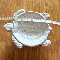 3 Small Ceramic Turtle Dishes