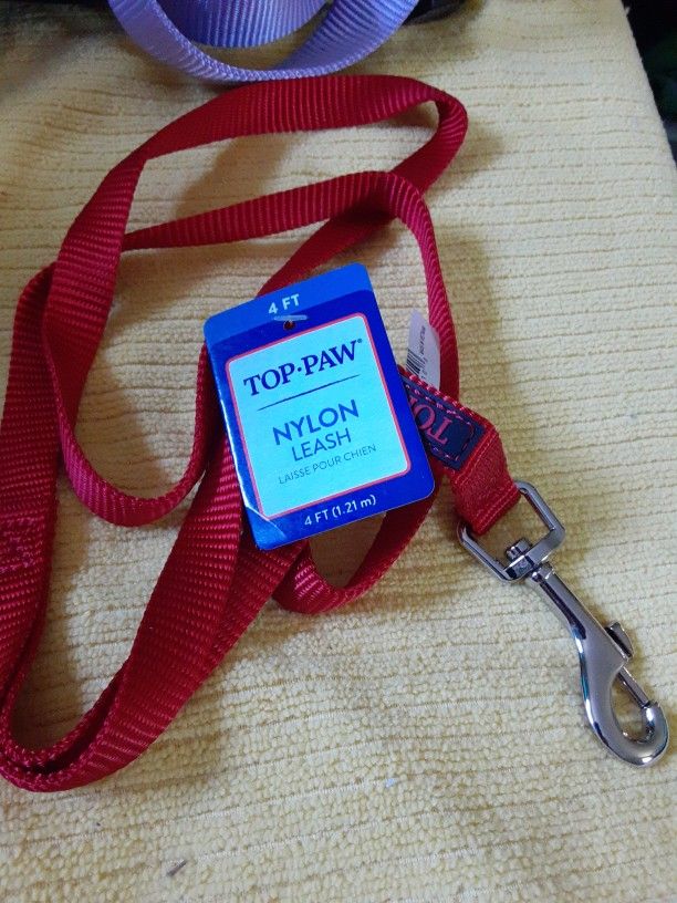 New Top Paw Nylon Leash 4 Foot