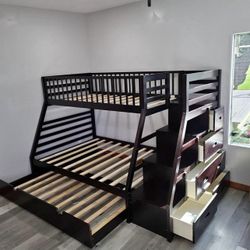  Bunk Beds With Storage 