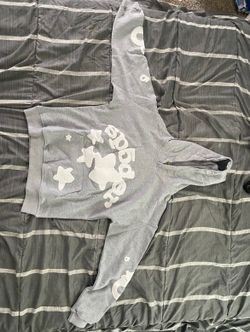 Size M Vintage Gray Beluga Spider Hoodie, Brand New