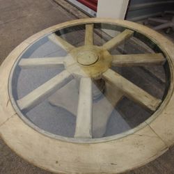 Wagon Wheel Coffee Table 