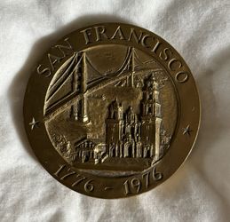 📀’San Francisco ‘76-‘76' Bronze Medallion📀