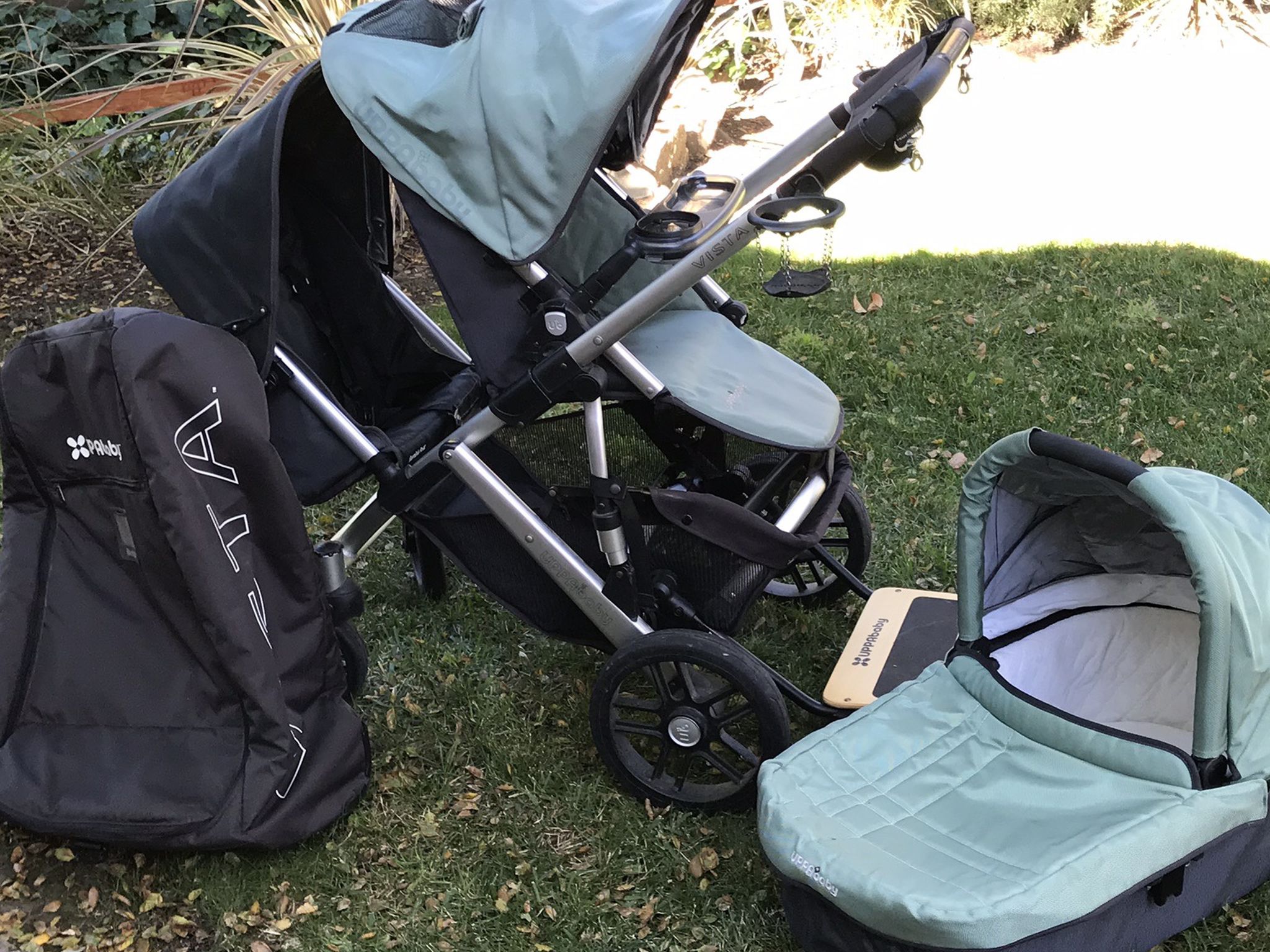 UppaBaby Vista Stroller With Second Seat & Bassinet