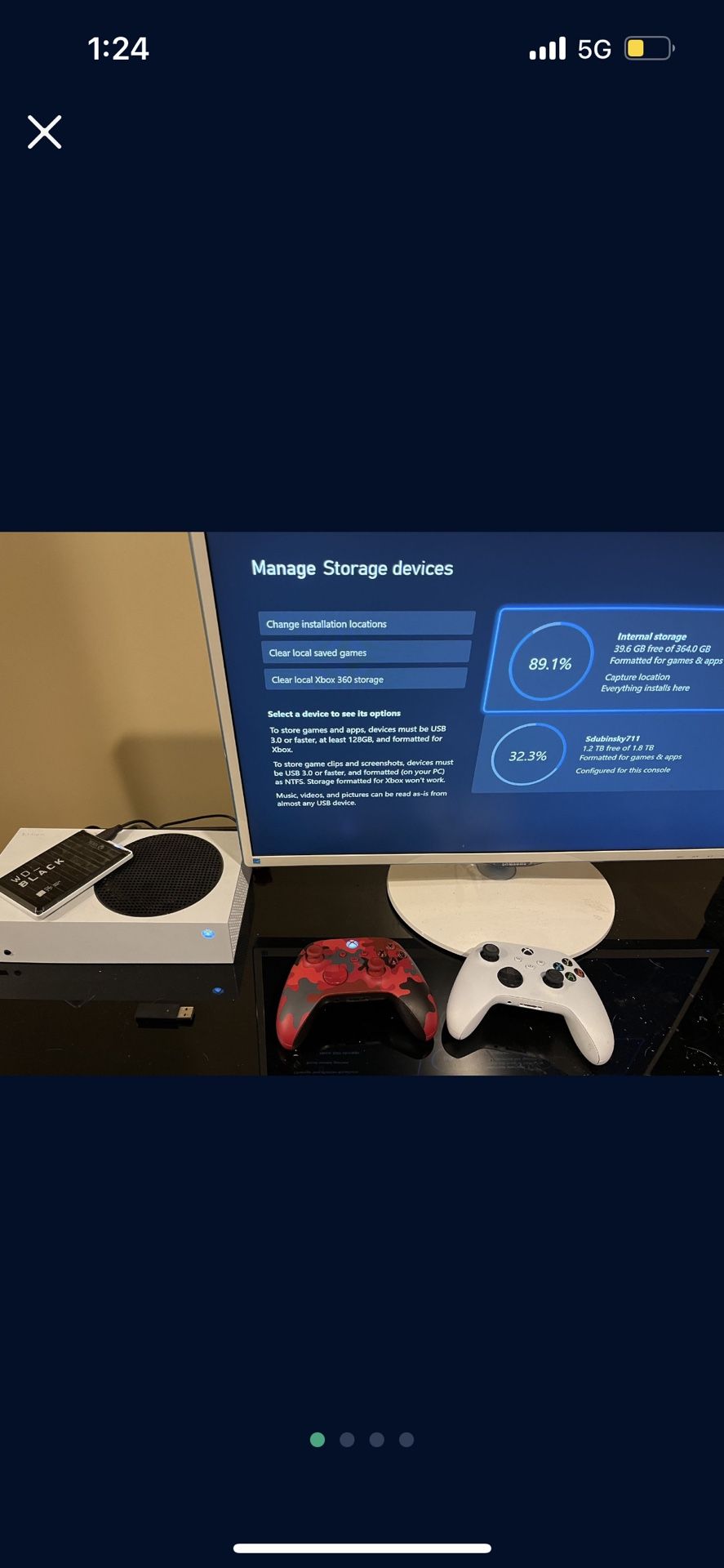 Xbox One X/s 512 Gb With Extension 2 Controlers And Wireless Mic