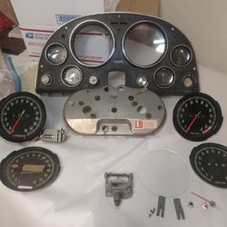 1965 Corvette C2 Fuelie Dash With Nos Tach And Speedo And Clock 