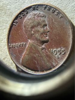1955-S DDO RD S/S RPM FS-501 Lincoln Wheat Penny
