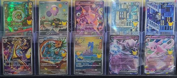 30th Celebration Pokemon Cards
