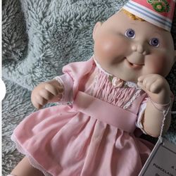 Cabbage Patch Kid Birthday Girl Samantha Jean Danbury Mint Porcelain Doll 1999