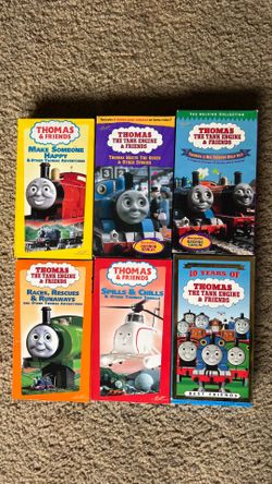 Thomas & Friends VHS Tapes - Lot of 6