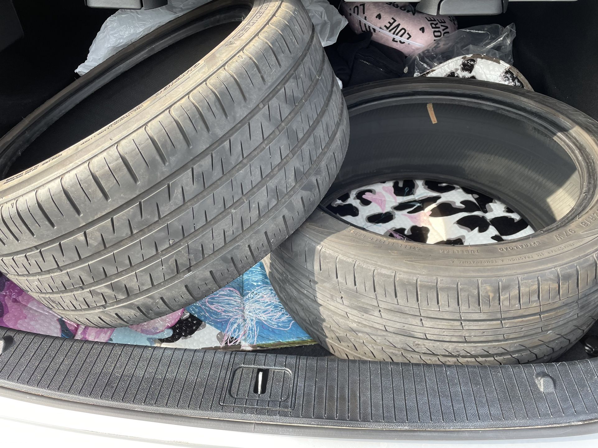 2 Used Tire From E350 Mercedes Benz