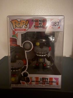Five Nights at Freddy’s Lefty Funko Pop with protector
