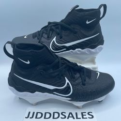 Nike Alpha Huarache NXT Black White Baseball Cleats DJ6517-001 Men’s Sizes 