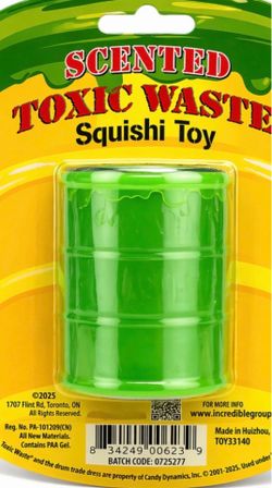 🟢🔥 RARE & OUT OF STOCK! Toxic Waste Squishy Squishi Toy – Brand New! 🔥🟢