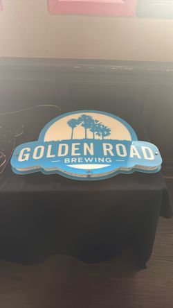 Golden Road Bar Sign