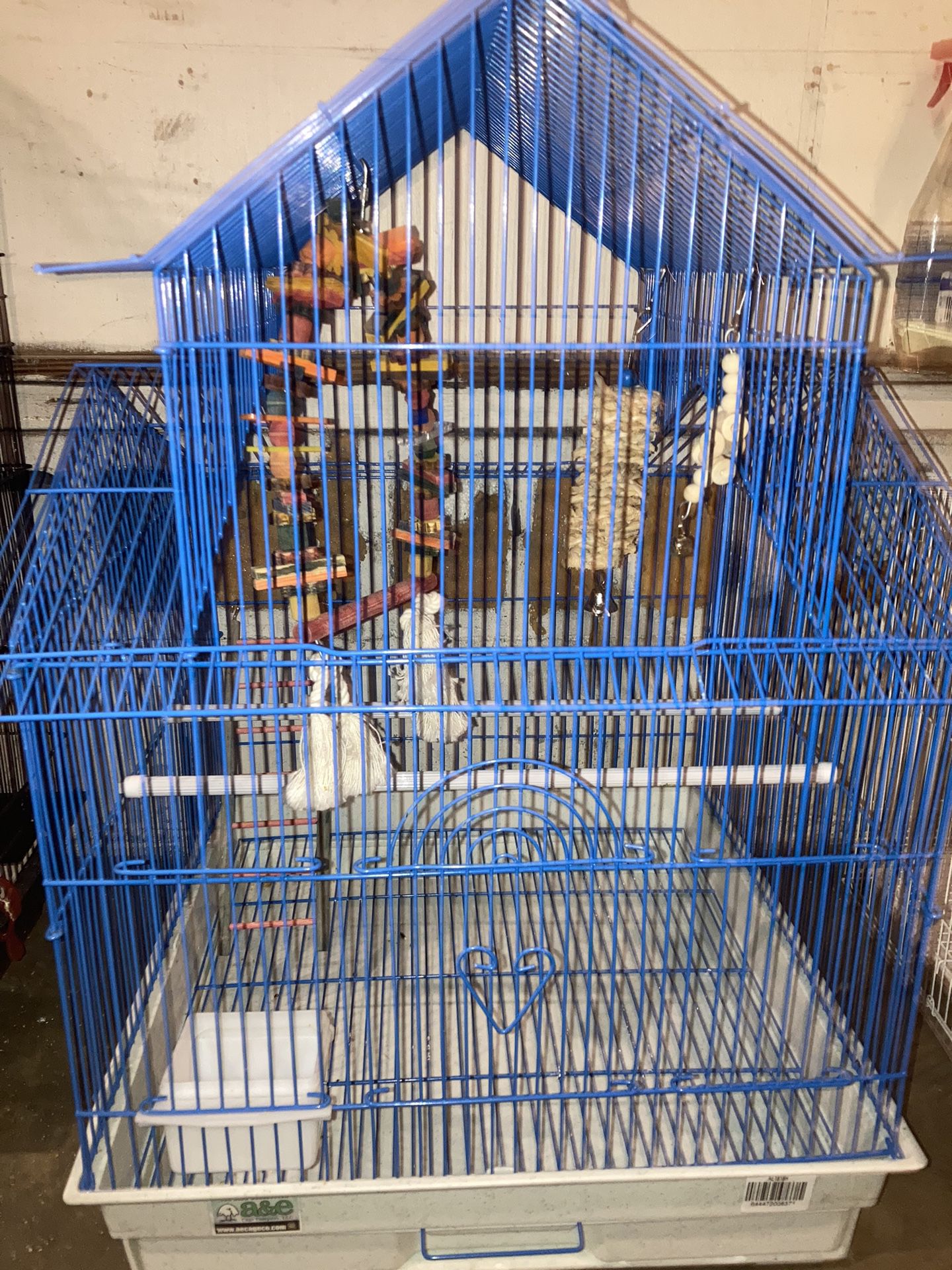 Blue wireless Bird Cage $69