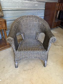 WICKER OUTDOOR CHAIR 