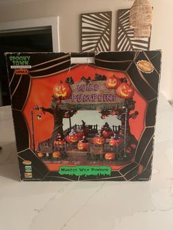 Lemax Spooky Town Wild Pumpkin Ride 94958 – Retired – Parts/Repair