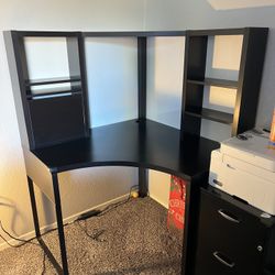 IKEA MICKE Corner Desk Table (workstation)