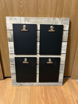 Rustic Barn wood Wall Decor Organizer 