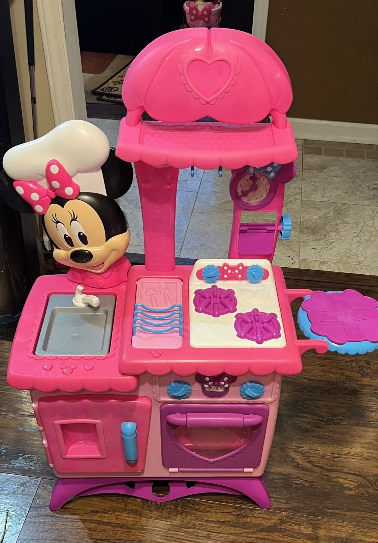 Kids Toys Minnie Mouse Kitchen, Bowling, Kart And Baby Doll (pls Read Description Below)