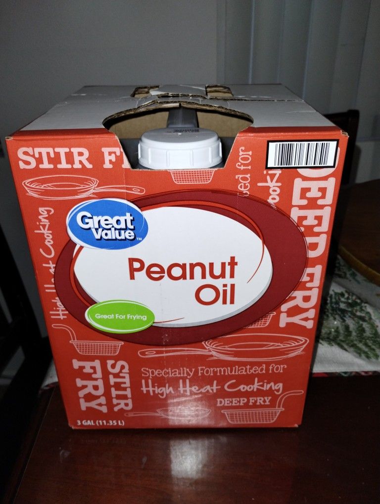NEW Great Value Peanut Oil 11.35 L / NUEVO aceite de cacahuete